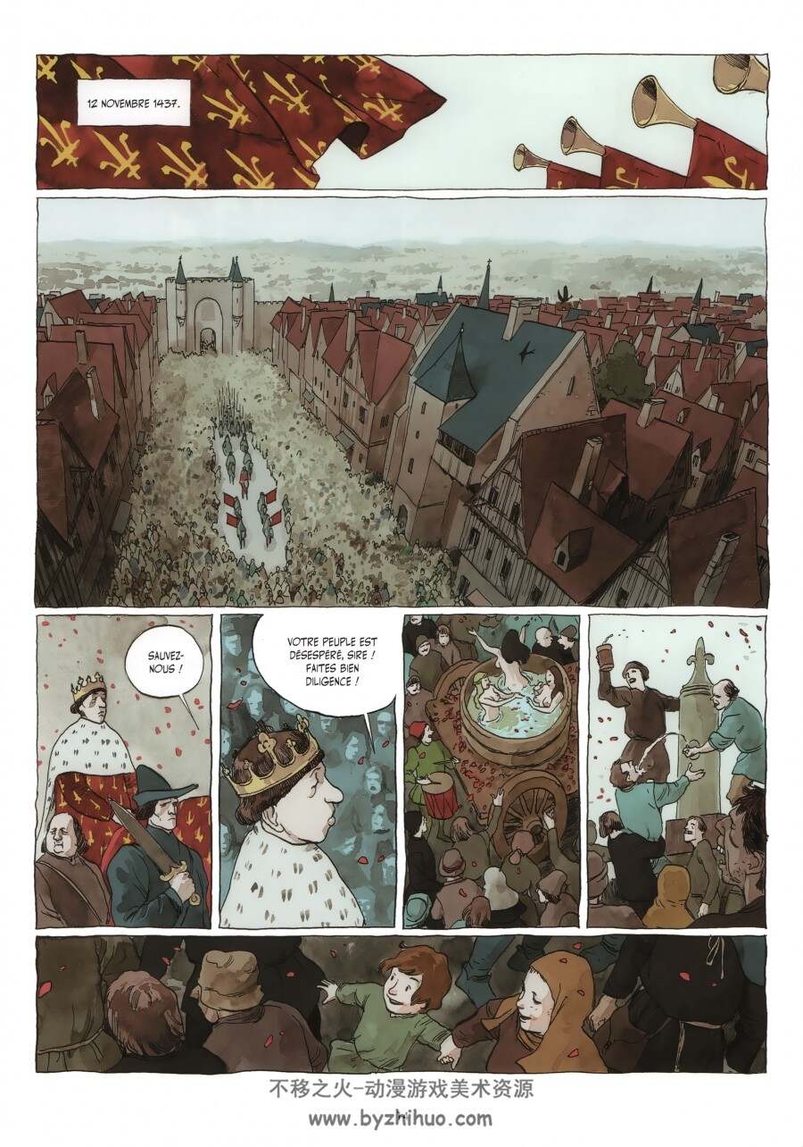 Je, François Villon jpg格式法国大师级水彩漫画 高清百度网盘分享观看