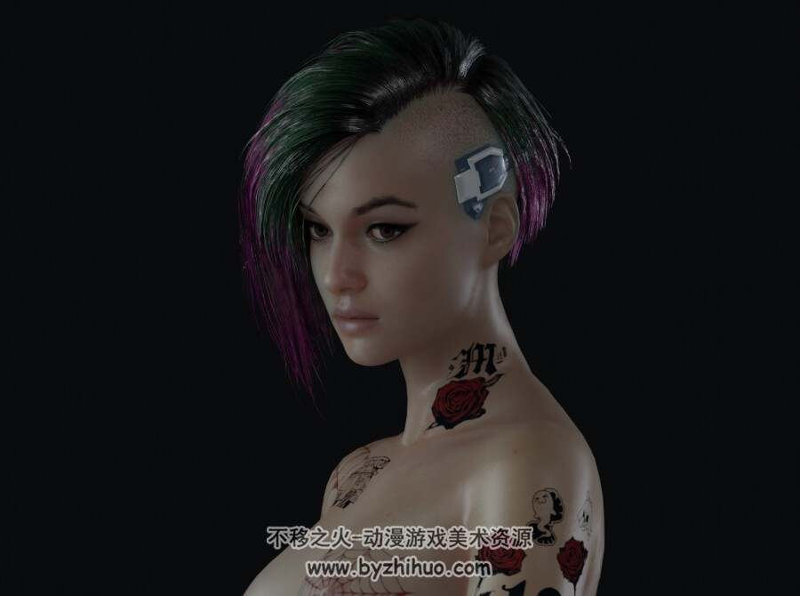 Cyberpunk赛博朋客2077角色Judy朱迪模型分享