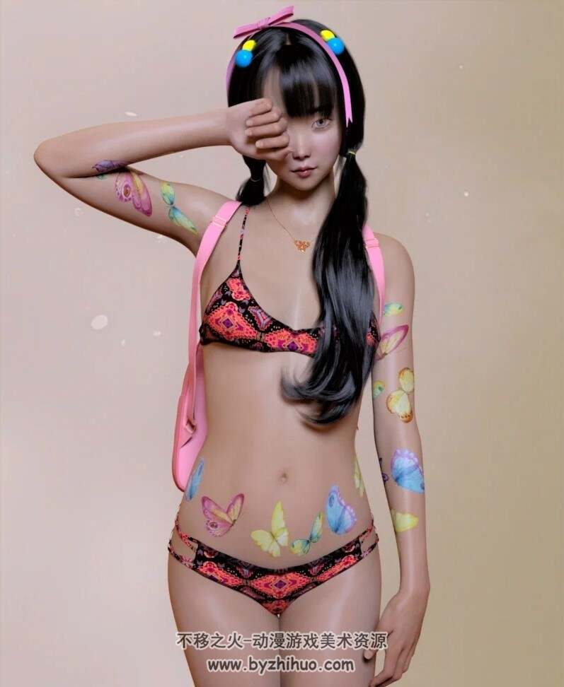 Kokoro for Genesis 8 Female Daz stdio模型