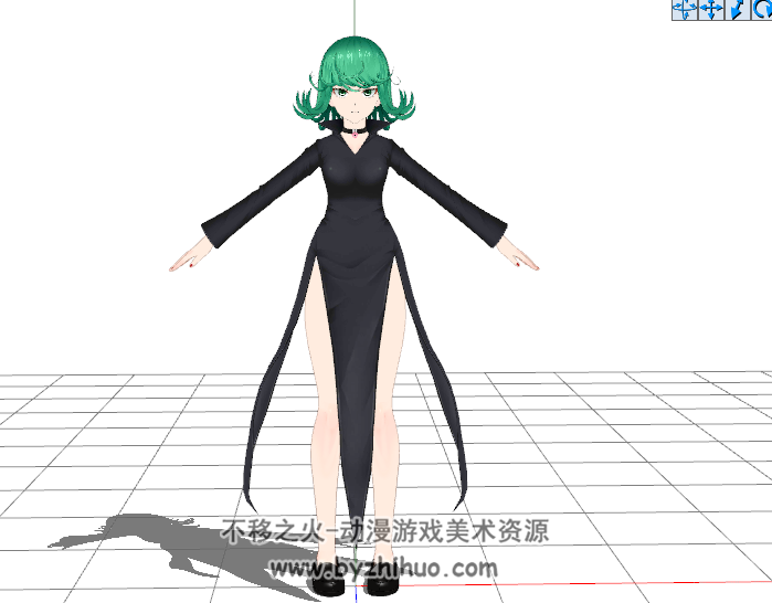 一拳超人 龙卷 MMD模型 百度网盘分享