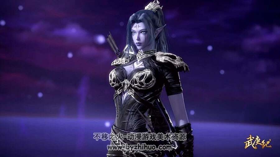 武庚纪女性角色原图 3D渲染作品 百度网盘分享 131P