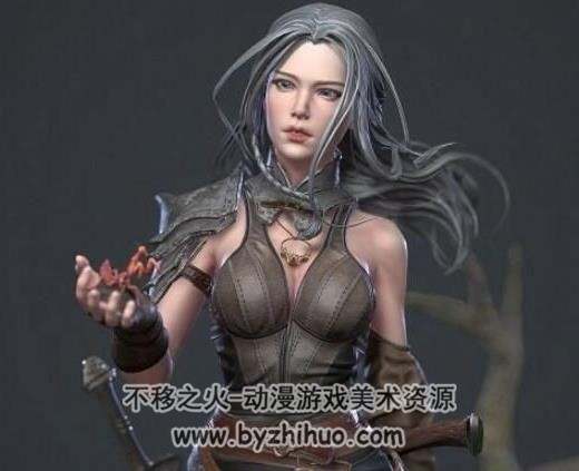 战争女神Godess of war 3D Model 百度网盘分享
