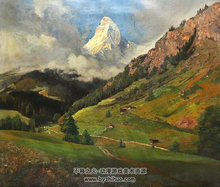 奥地利画家 阿洛伊斯·阿内格 Alois Arnegger 高清画集