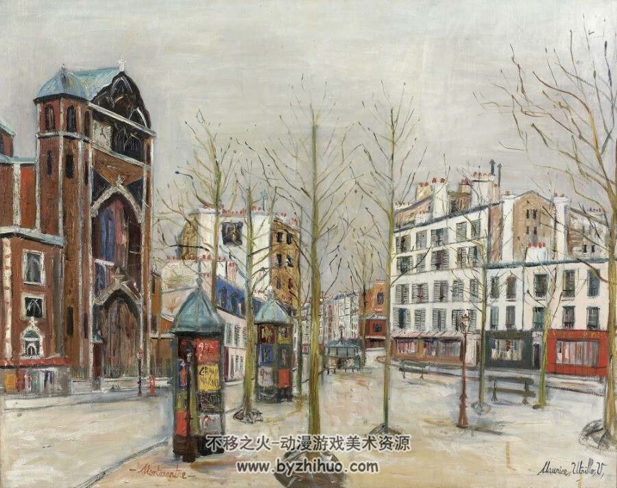 法国画家 莫里斯•尤特里罗 Maurice Utrillo 高清油画 331P