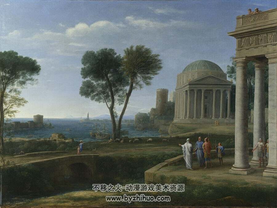 法国画家 克劳德·洛兰 Claude Lorrain 高清画集双格式 百度网盘 112P