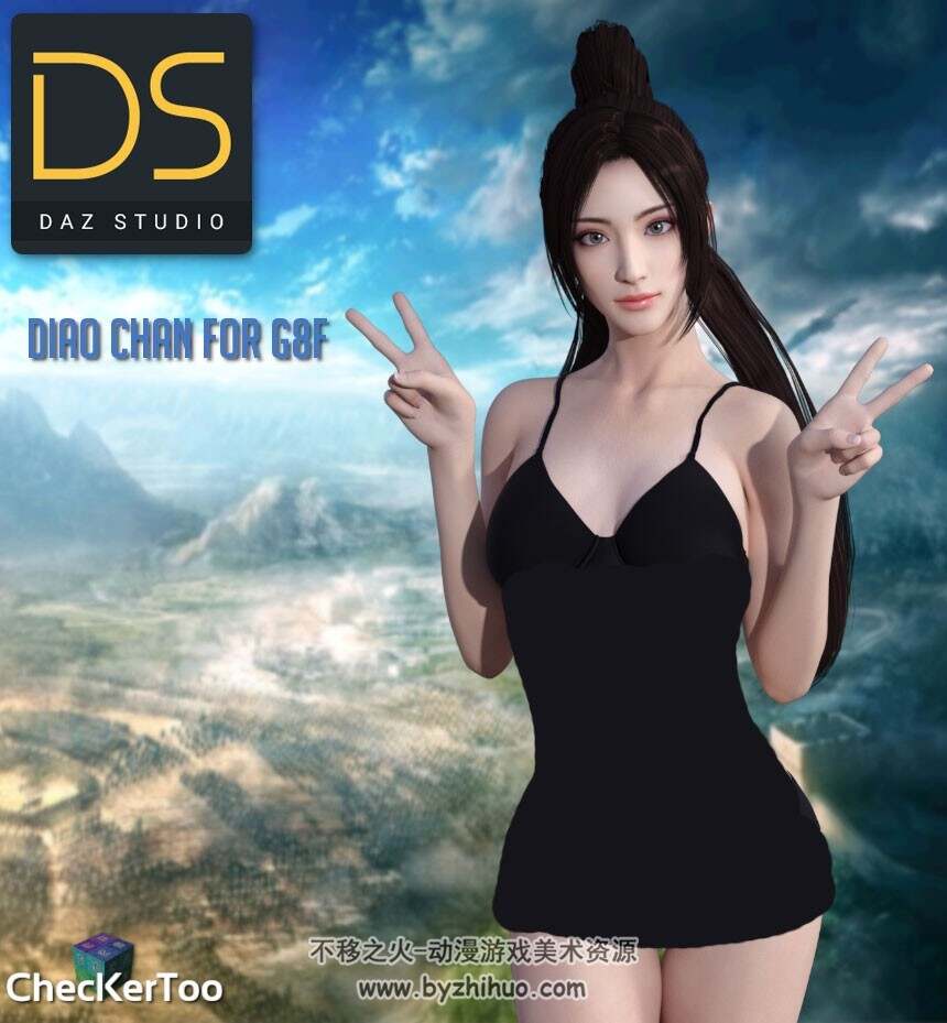 Diao For G8F DAZ 3D模型百度网盘分享