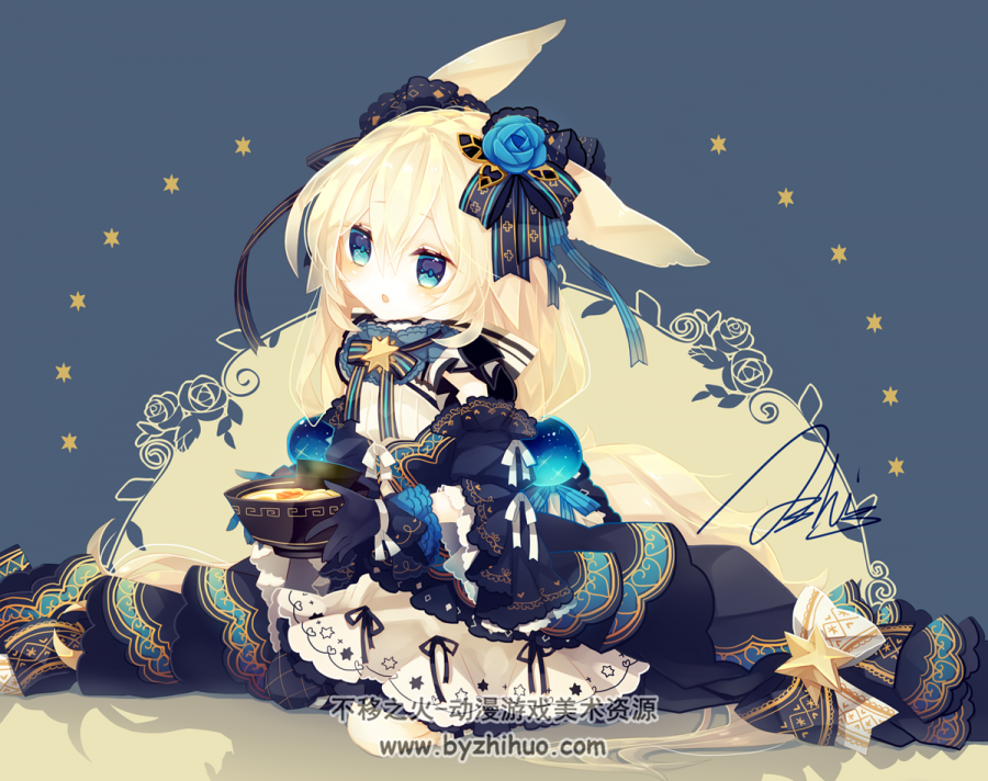 可爱欧风人物立绘原画插画图包 [115网盘]