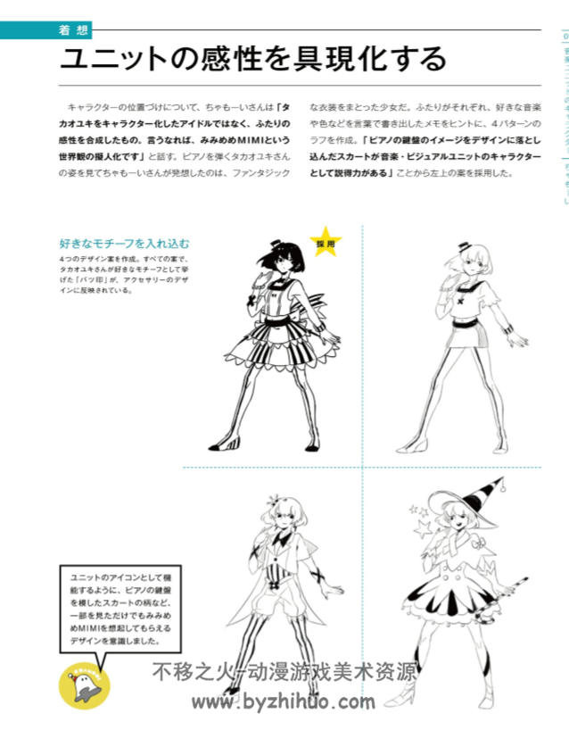 キャラクターデザインの教科書 充满魅力的人物描绘方法 PDF百度网盘