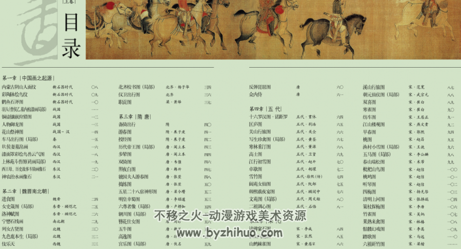 中国传世画作系列之一 中国传世名画 PDF格式百度网盘下载
