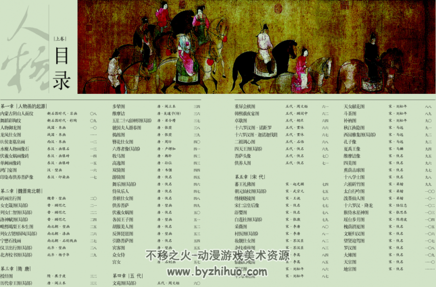 中国传世画作系列之四 中国传世人物画 PDF格式百度网盘下载