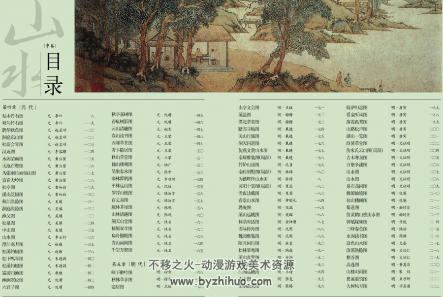 中国传世画作系列之五 中国传世山水画 PDF格式百度网盘下载