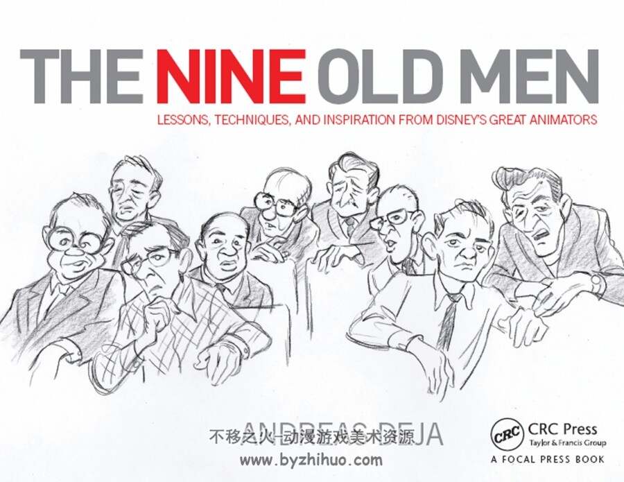 The Nine Old Men 九个老人线稿描绘集