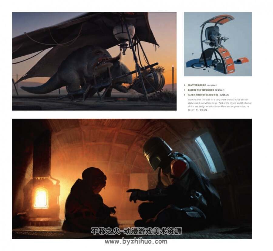 曼达洛人艺术设定集The Art of Star Wars - The Mandalorian 百度网盘