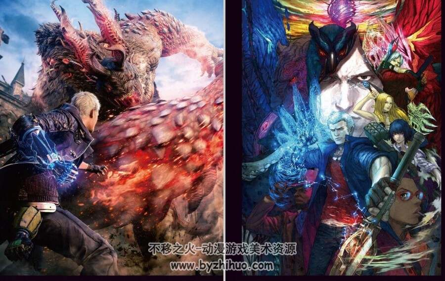 鬼泣5 Devil May Cry V高清设定集PDF格式 258P