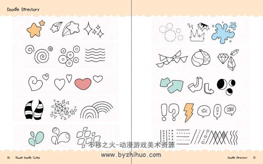 可爱涂鸦美眉 世界各地的可爱素描 百度网盘下载