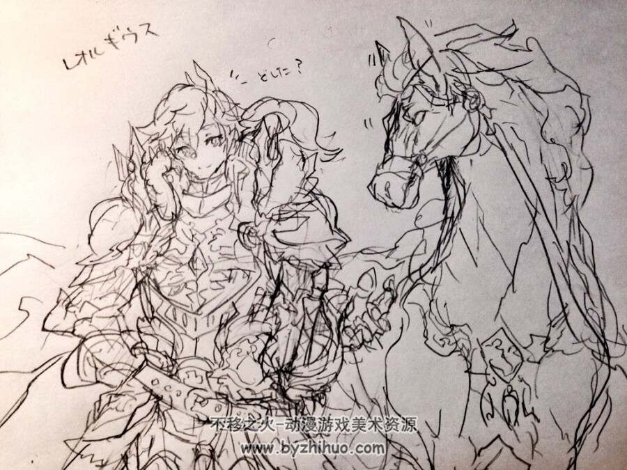 日本画师ノキト 个人收集整理 插画含线稿美术素材 百度网盘