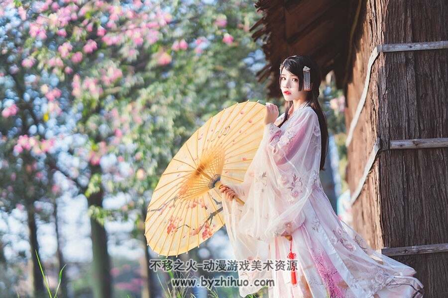 桜桃喵-桃花 写真图集 百度网盘分享赏析