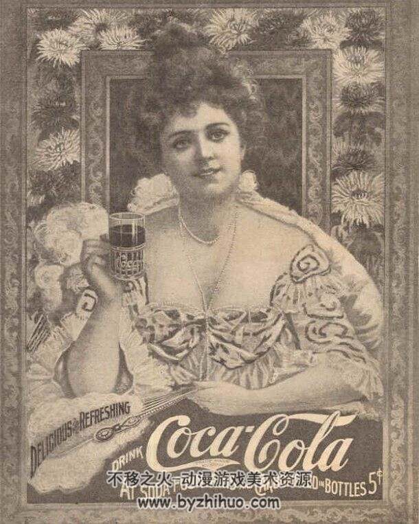 可口可乐CocaCola怀旧海报系列 第一辑 百度网盘下载 300P