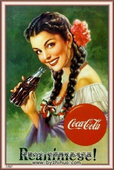 可口可乐CocaCola 怀旧海报系列 第二辑 百度网盘下载 300P