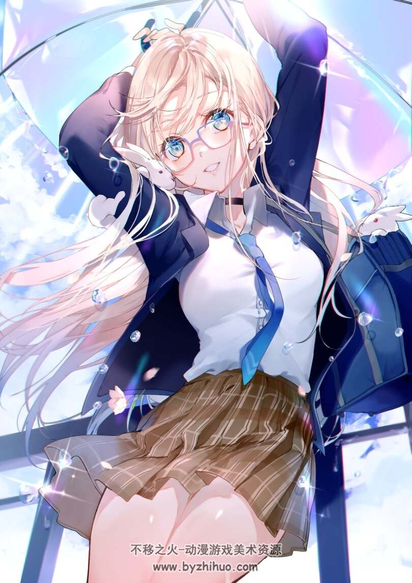 P站画师 美和野らぐ 灵动甜美 楚楚可人の美少女 插画图包下载 205P