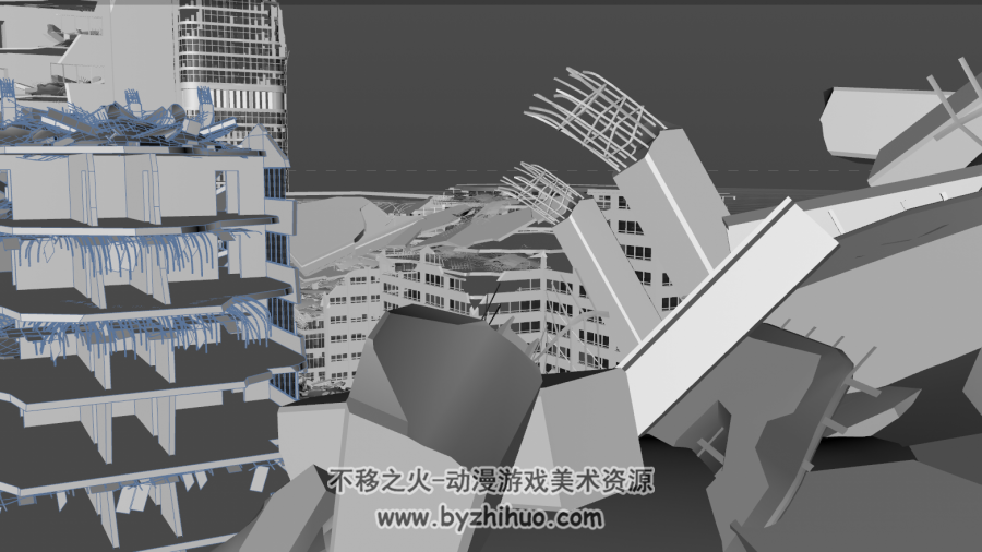 城市废墟场景 百度网盘下载