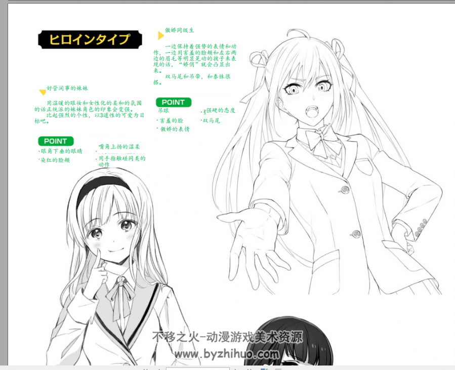 デジタルツールで描く！違いがわかるキャラクターの描き分け方 个人翻译