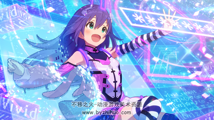 偶像大师百万现场望月杏奈插画壁纸图包百度网盘下载349p 不移之火资源网