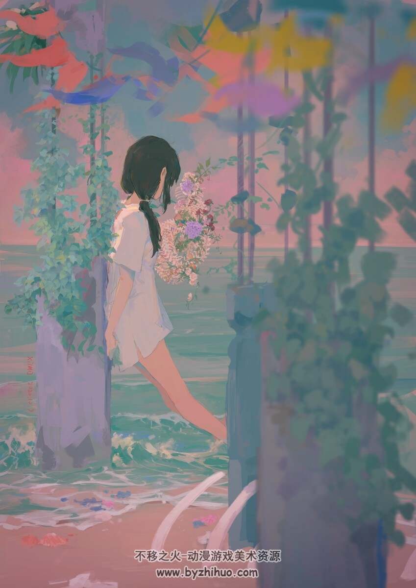 P站画师 XilmO@夕末 画面色调太可爱浪漫了 205P 134MB
