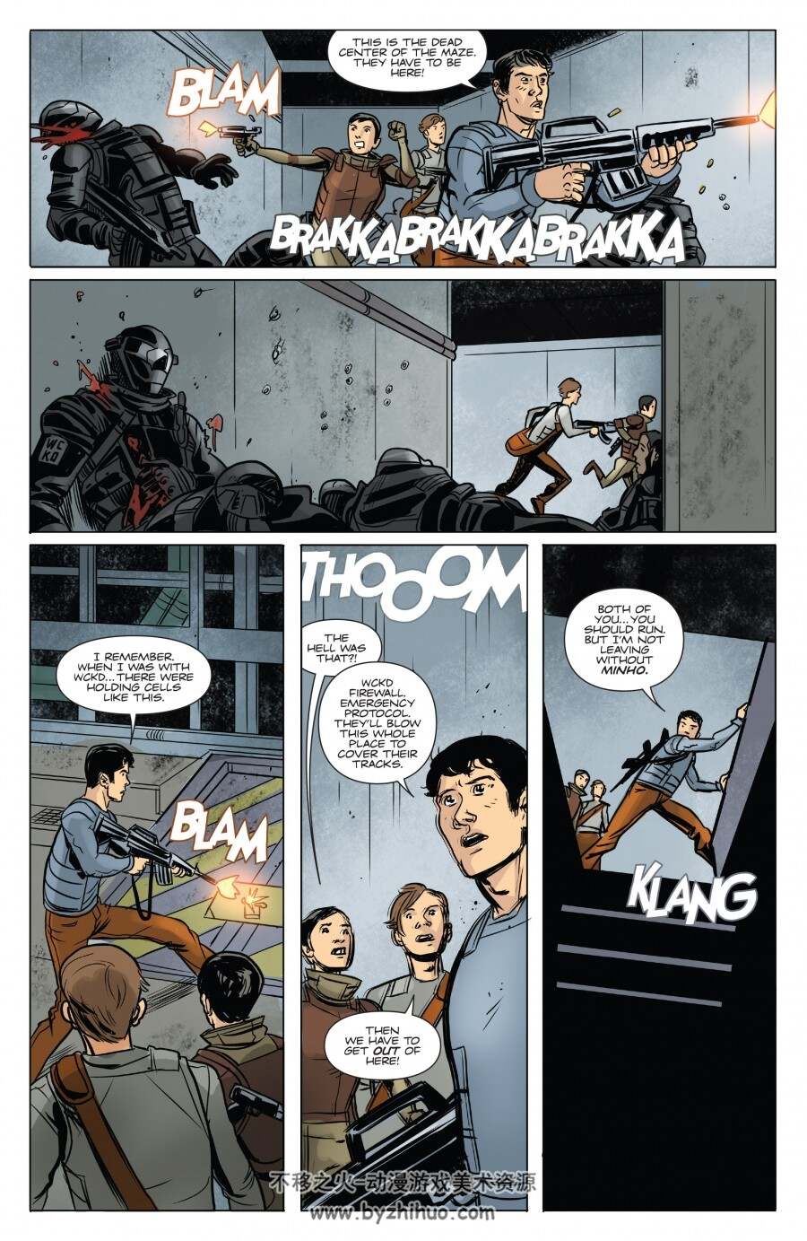 移动迷宫Maze Runner1~2册 科幻漫画 百度网盘下载