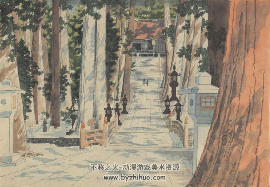 日本艺术家 德力富吉郎 风景版画作品160枚 百度网盘下载