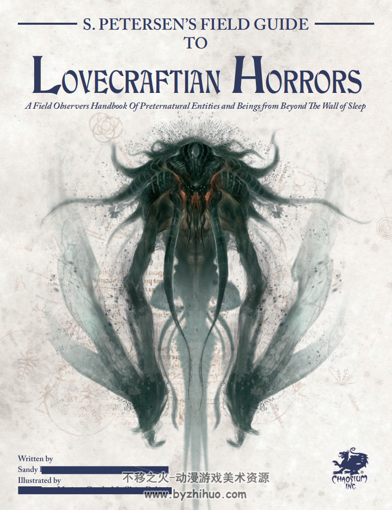 Field Guide to Lovecraftian Horrors 克苏鲁的呼唤 艺术设定集 百度网盘下载 130p