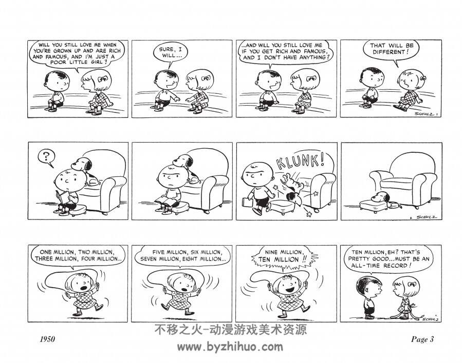 史努比 花生漫画 Peanuts 查尔斯·舒尔茨 美漫经典全集 英文原版 26卷 扫描+PDF