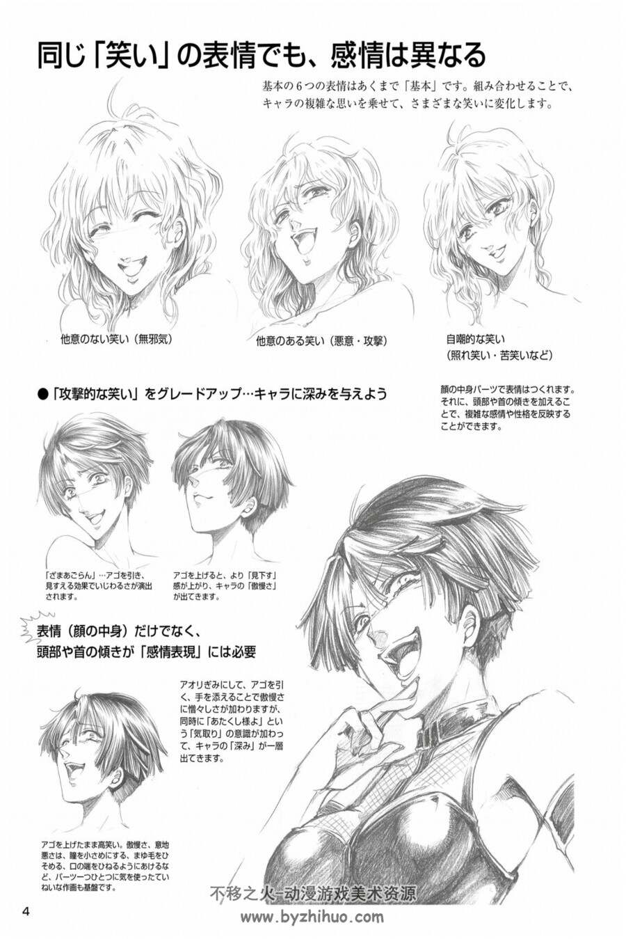 How to draw feelings of the characters 如何画出角色的情感 百度网盘下载