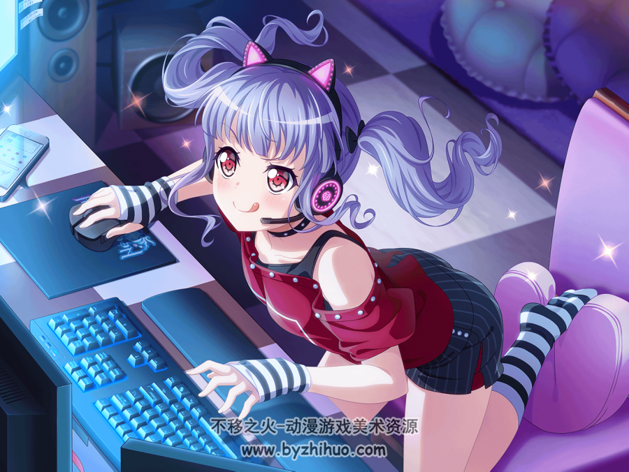 BanG Dream! 宇田川亚子壁纸插画特辑 百度网盘下载  99P