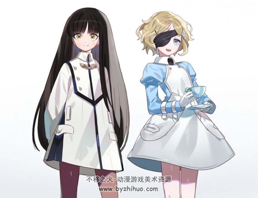 韩国画师Serena CHO 可爱少女gmyo插画参考图集素材 百度网盘下载