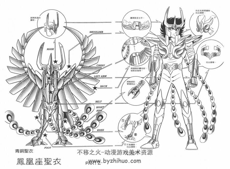 圣斗士 圣衣分解图 百度网盘下载 百度网盘下载 27MB 89P