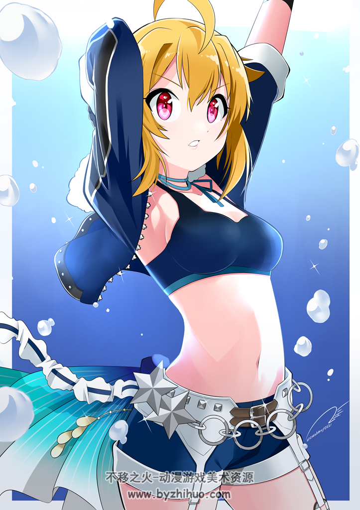 偶像大师 百万现场伊吹翼 插画壁纸特辑 百度网盘下载 145P