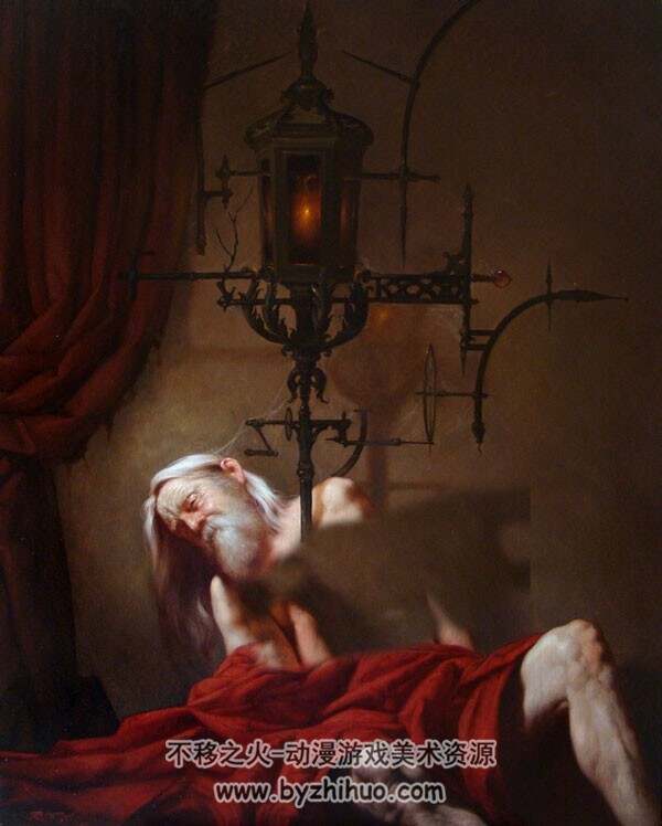 人体艺术 意大利艺术家Roberto Ferri 油画作品赏析参考
