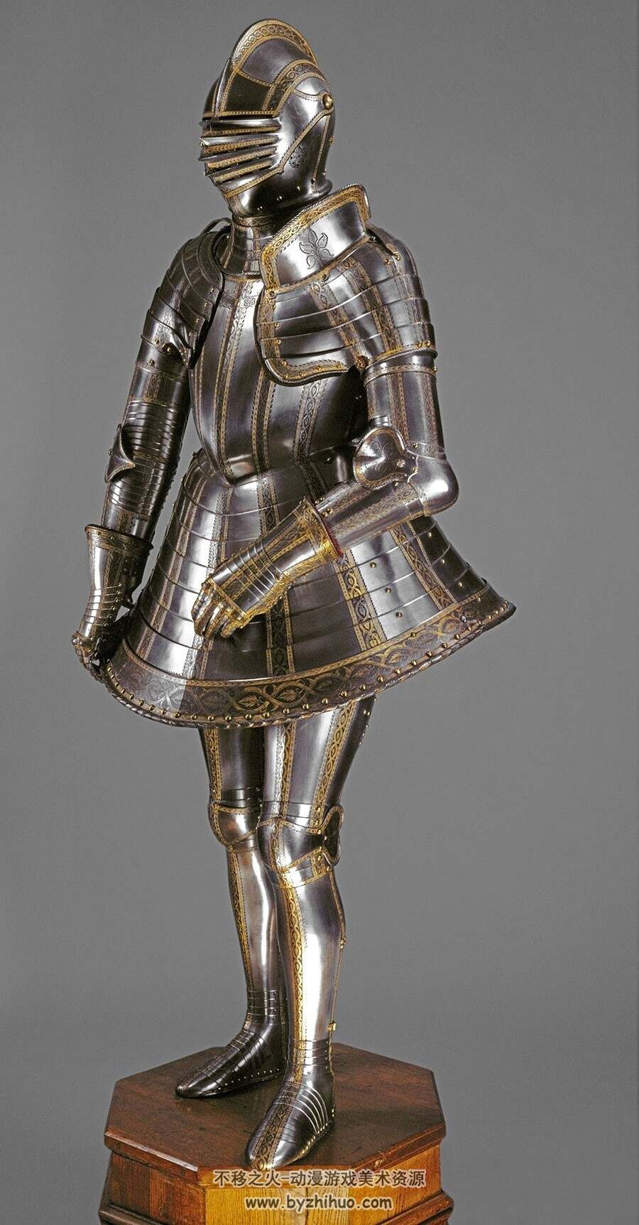 真实风中世纪骑士盔甲 美术设计参考图集 百度网盘下载 500p