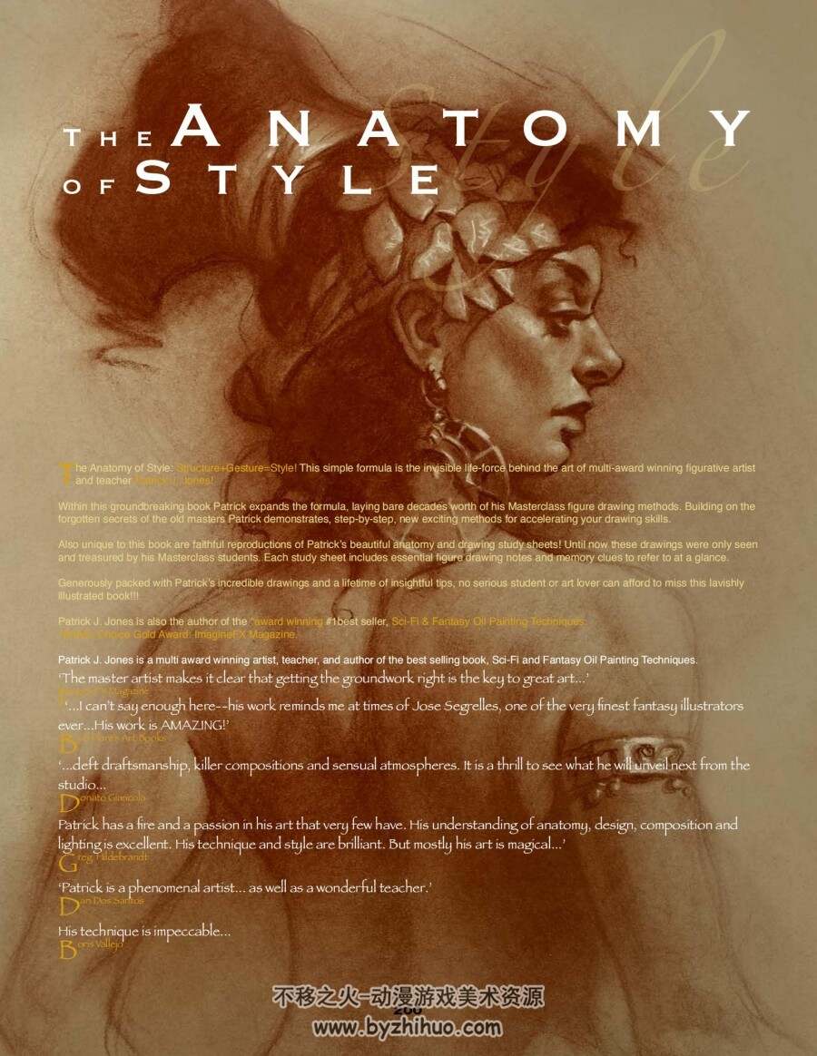 Patrick J Jones -The Anatomy of Style人体结构素描教程