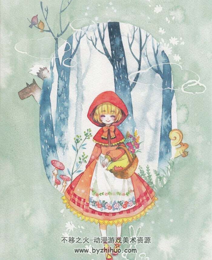 童话风水彩插画技法 珍藏版爱丽丝 百度网盘下载