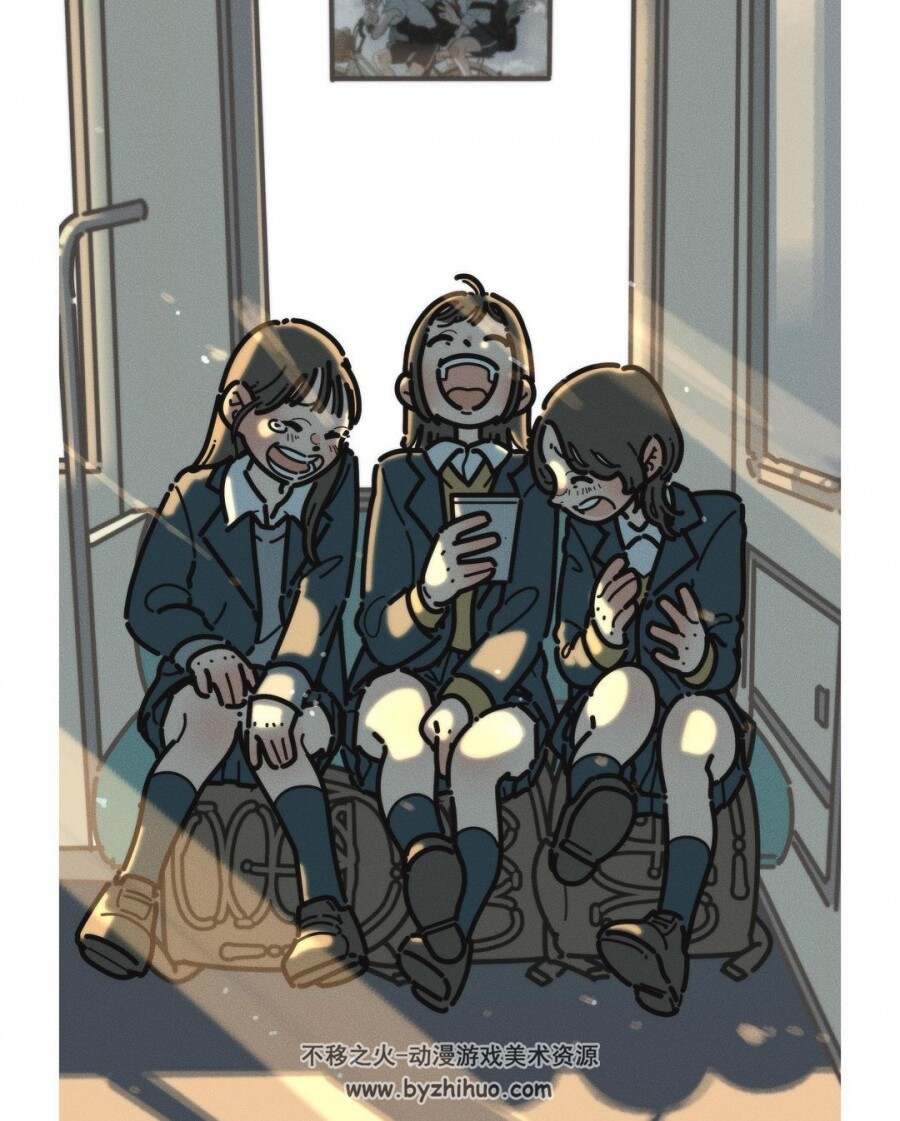 ins画师 Fuuka Kobayashi ​​​ 插画作品欣赏 百度网盘 100P