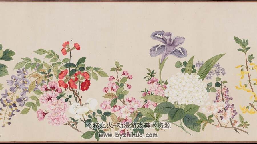 万有同春图卷 清 钱维城·绘 美国波士顿美术馆藏 jpg格式 百度网盘/阿里云盘