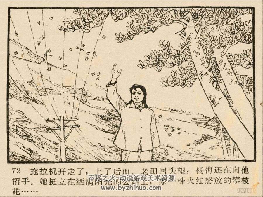 杨梅 1976版 川版文革连环画 百度网盘下载