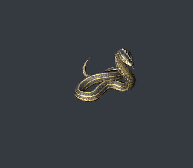 动物怪物蛇型 3D模型带动画 百度网盘下载