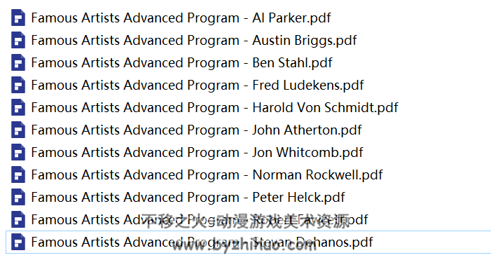 Famous Artists Advanced Program 系列共11本 PDF下载