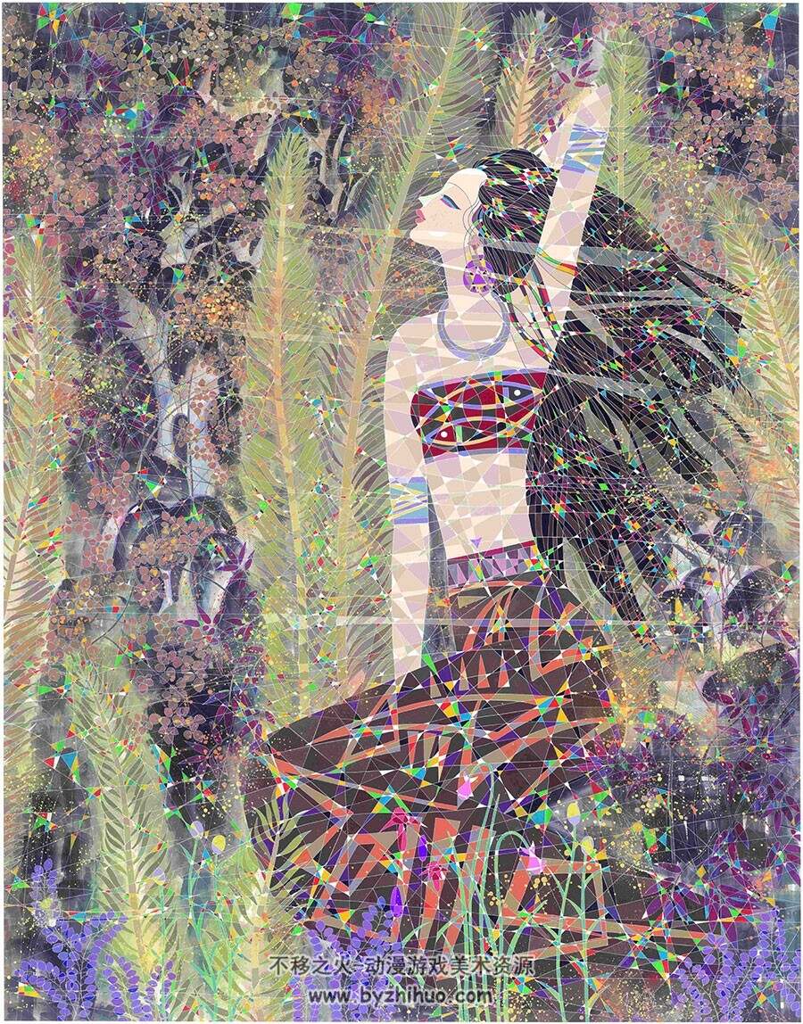 孙建林绘画作品 传统民族风格赏析 百度网盘下载