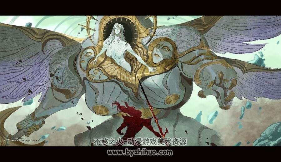画师Ami Thompson 神气活现!欧美式的画风与炸裂故事感 百度云