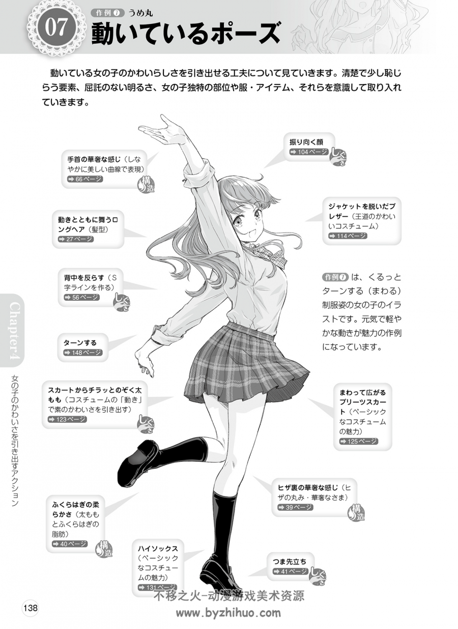 可爱女孩的画法 电子书 日文版 百度网盘下载 169P