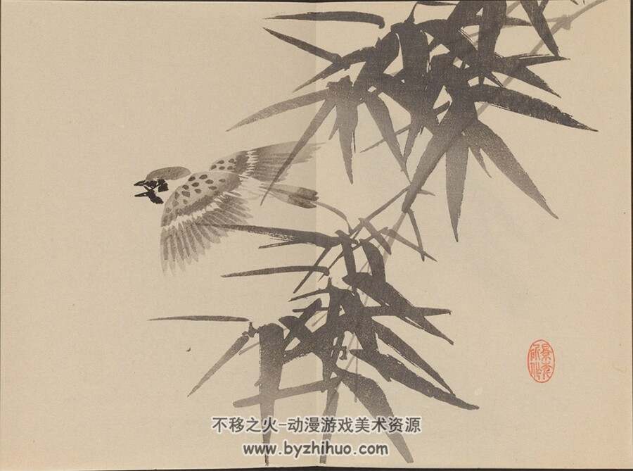 景年习画帖.七卷.今尾景年绘.1906年芸艸堂刊本 PDF格式 百度网盘/阿里云盘